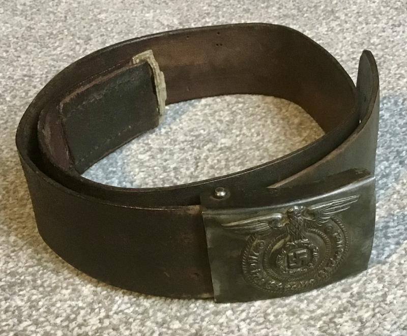 Third Reich SS EM/NCO Belt and Buckle