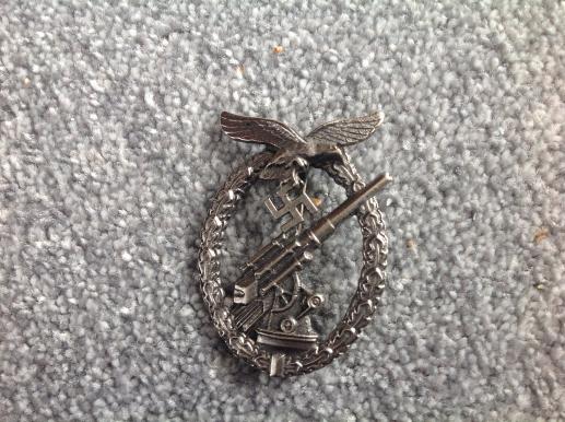 GERMAN WW2 Luftwaffe Flak Badge