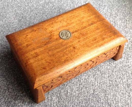 SS Marked Wooden Box