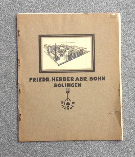 ORIGINAL Herder Sales Catalogue