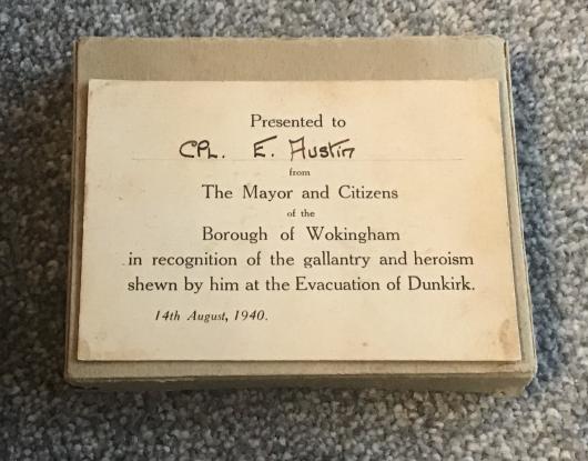 Presentation Cigarette Case-Dunkirk Recognition.