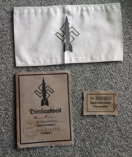 Third Reich Peenemunde Items