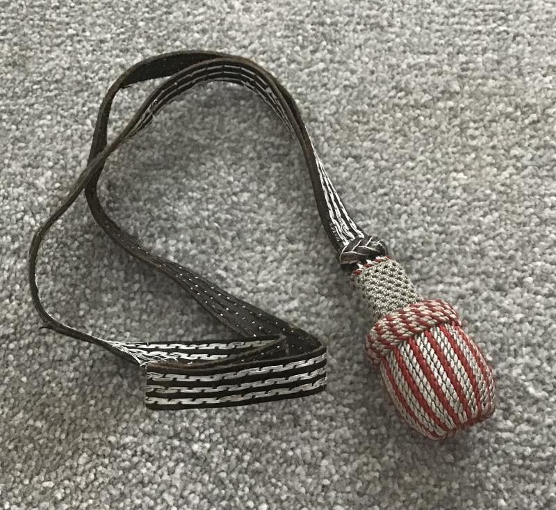 Third Reich Fire Protection Police Bayonet Knot