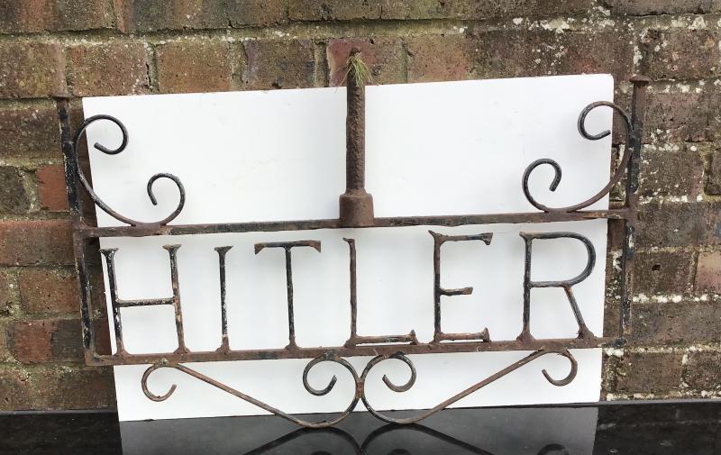 Hitler Plaque