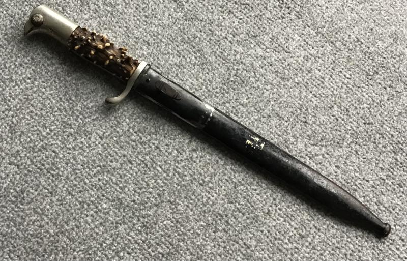 Third Reich Dress Bayonet-Eickhorn stag grip