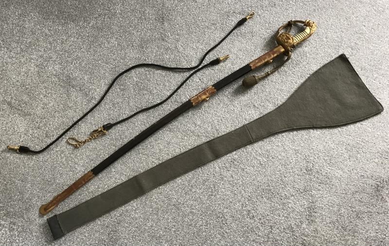 Third Reich Kreigsmarine Officers Sword-Alcoso