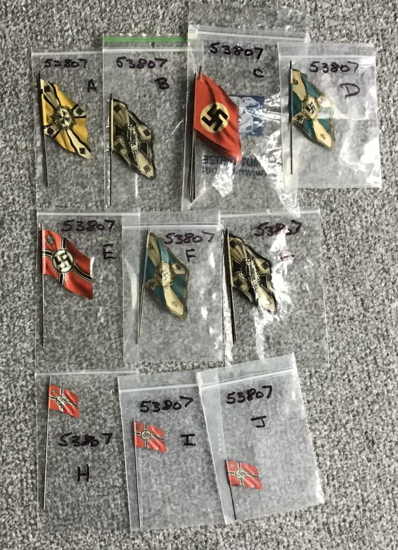 Third Reich Elastolin Flags
