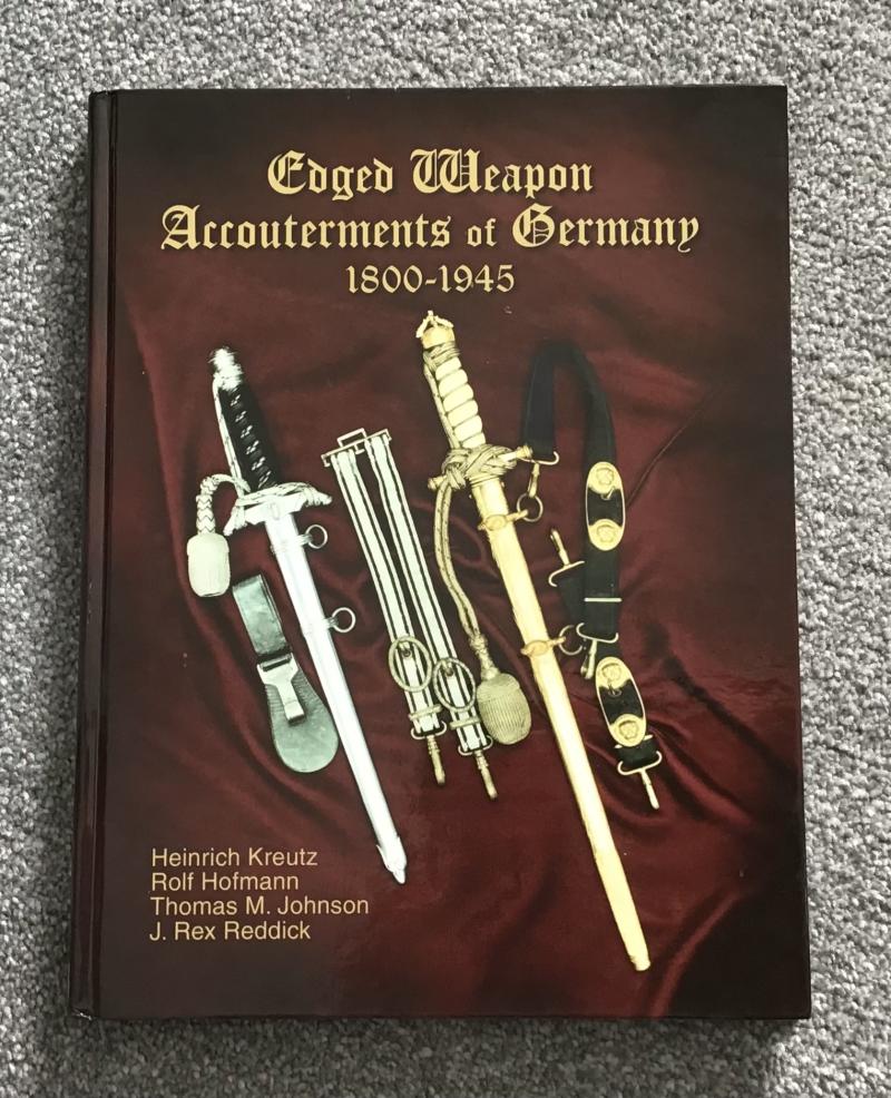 Book-“Edged Weapon Accoutrements of Germany” 1800-1945