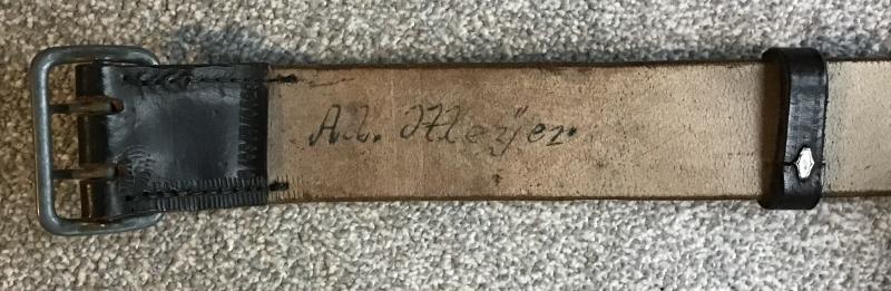 Third Reich TENO Belt-Named