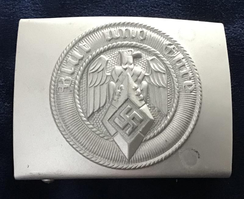 Third Reich Hitler Youth Belt Buckle with Tag