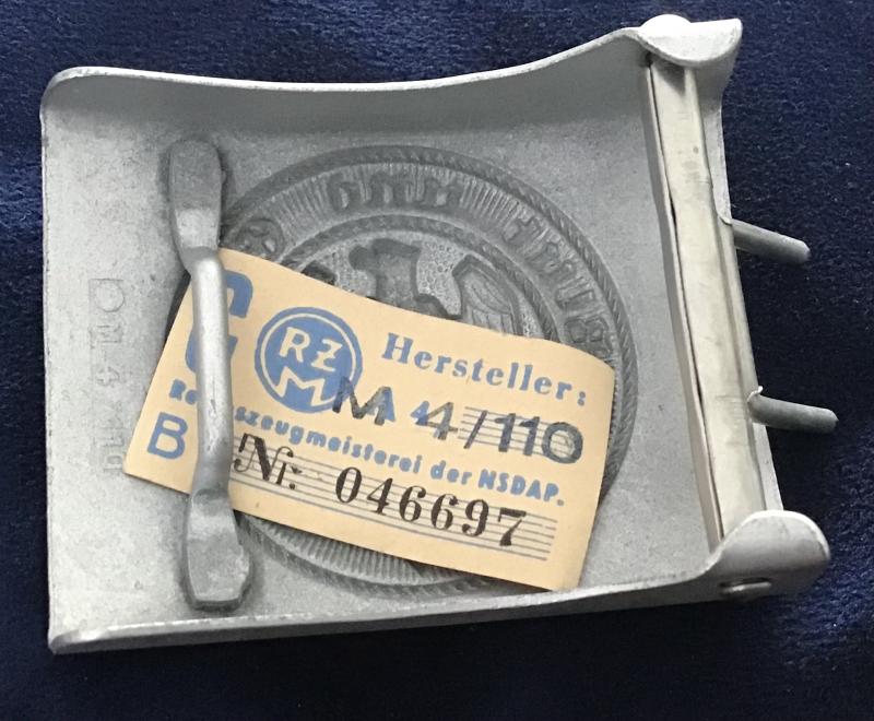 Third Reich Hitler Youth Belt Buckle with Tag