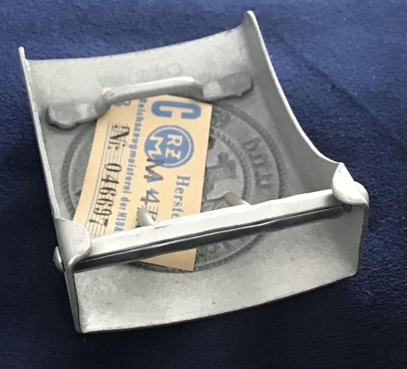 Third Reich Hitler Youth Belt Buckle with Tag