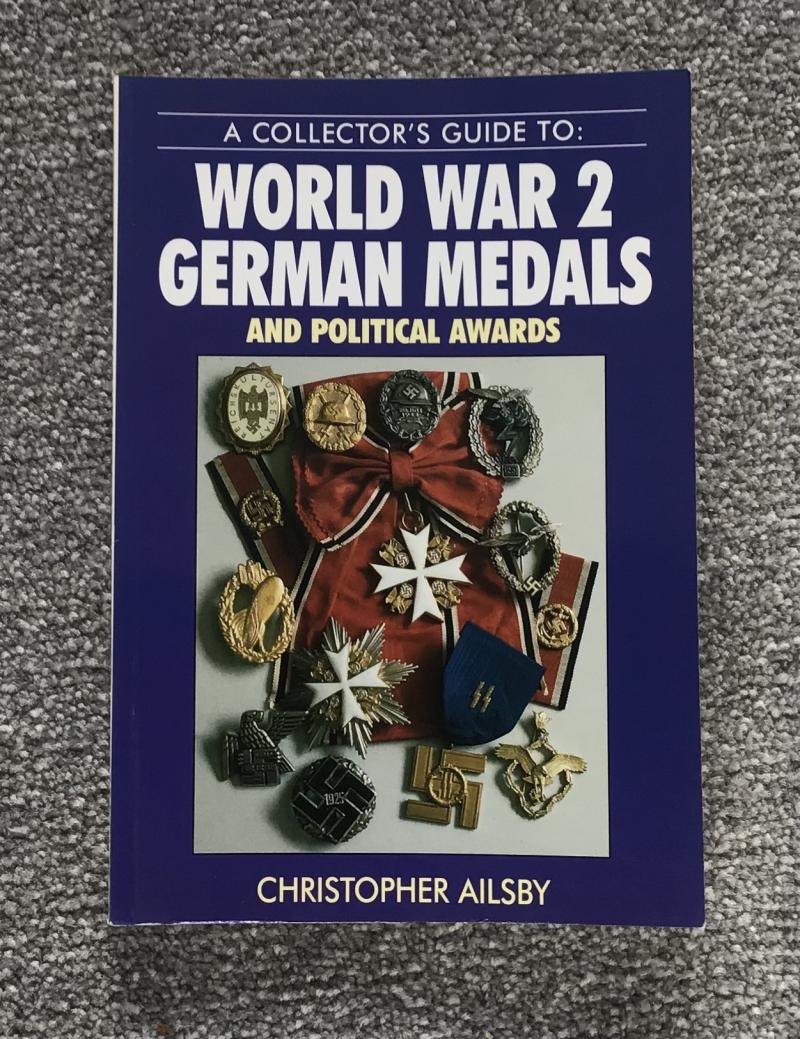 Book-WW2 German Maedals and Political Awards-Ailsby