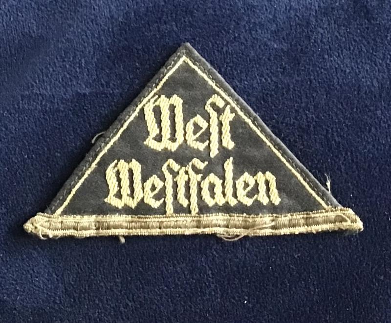 Third Reich HJ Sleeve Triangle