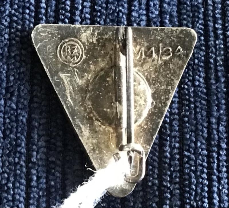 Third Reich Women’s League Lapel Badge