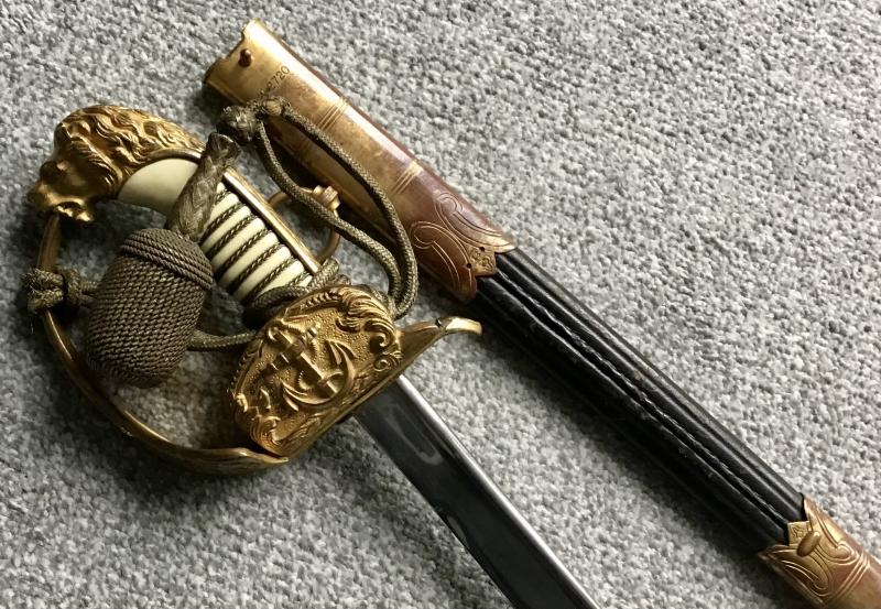 Third Reich Kriegsmarine Officers Sword-Alcoso