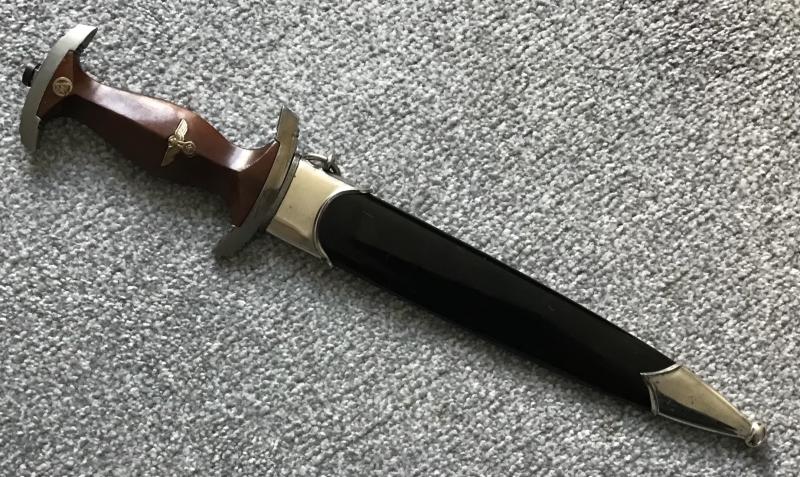 Third Reich SA Marine Dagger-Gebrüder Grafrath Transitional
