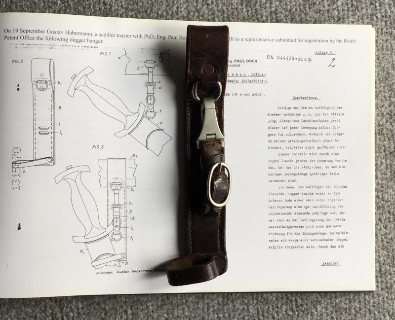 Third Reich SA Dagger Vertical Hanger