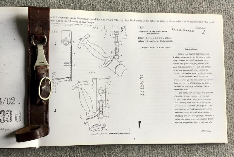 Third Reich SA Dagger Vertical Hanger