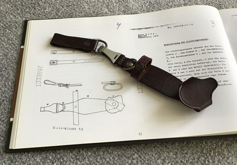 Third Reich SA Vertical Hanger and Belt Loop.