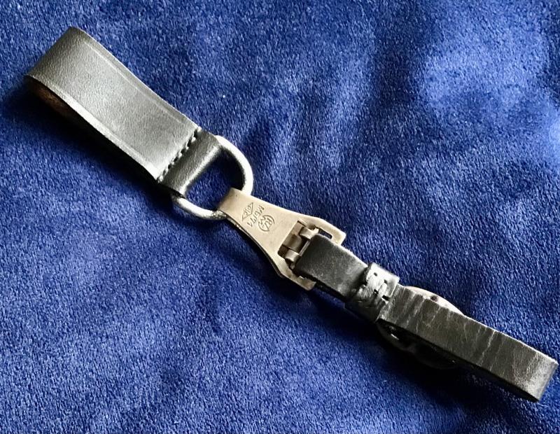 Third Reich SS Dagger Single Piece Hanger and Belt Loop
