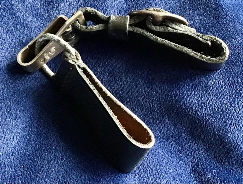 Third Reich SS Dagger Single Piece Hanger and Belt Loop