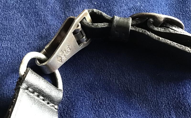 Third Reich SS Dagger Single Piece Hanger and Belt Loop