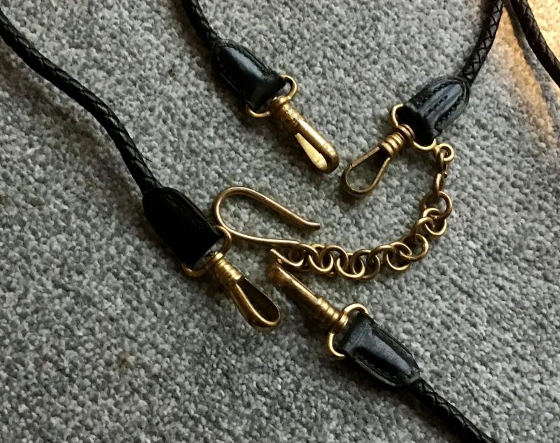 Third Reich Kreigsmarine Sword Leather Hangers