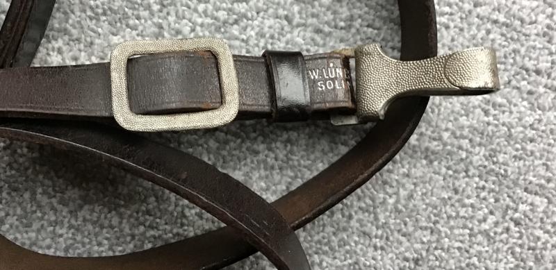 Third Reich Uniform Cross Strap-Lüneschloss