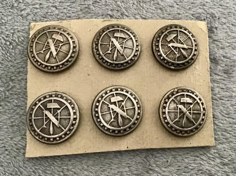 Third Reich TENO Buttons-22.5mm
