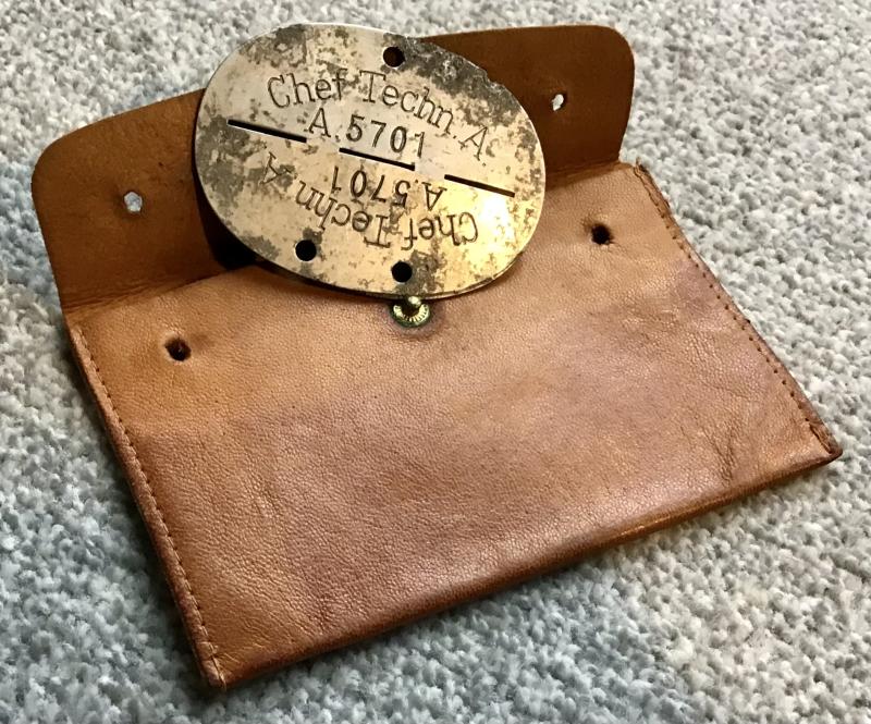 Third Reich TENO Identification Tag