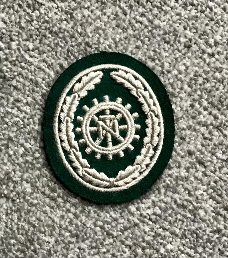 Third Reich TENO Sleeve Badge