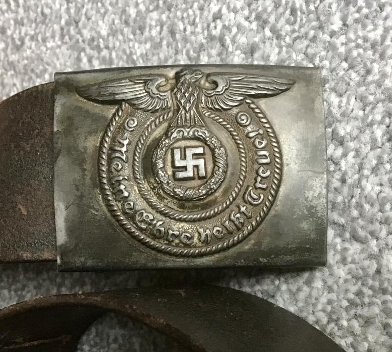 Third Reich SS EM/NCO Belt and Buckle