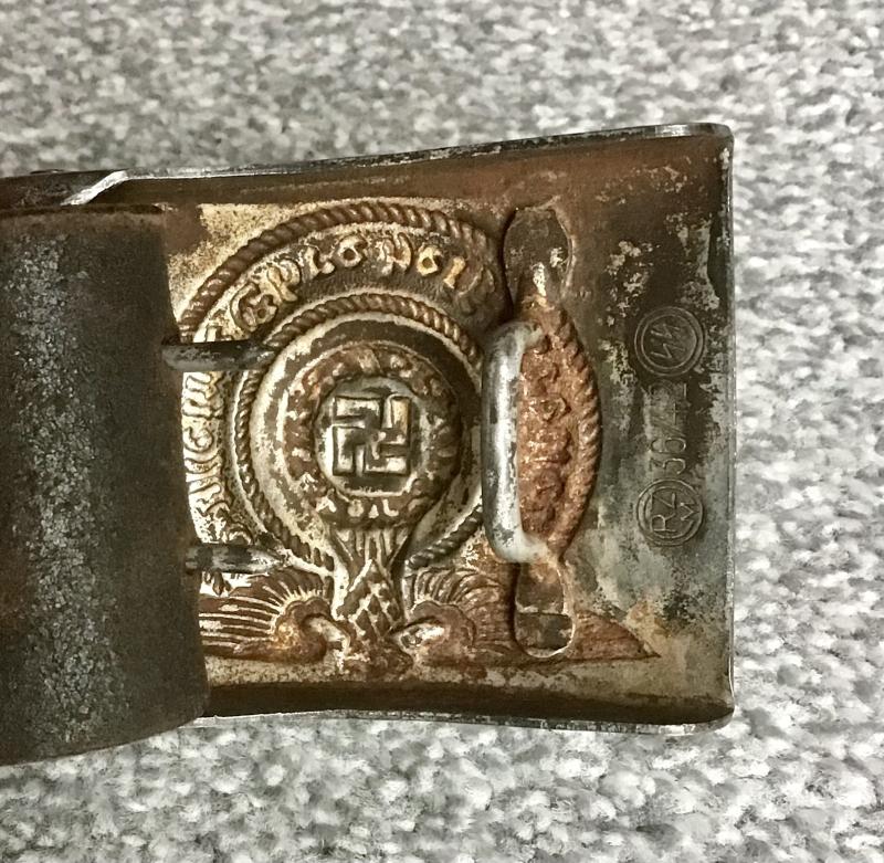 Third Reich SS EM/NCO Belt and Buckle