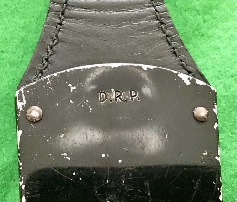 Third Reich Dress Bayonet Frog-D.R.P. Marked