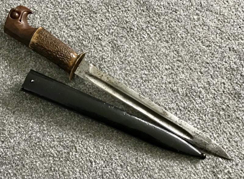 Third Reich Bayonet/Hunting Knife