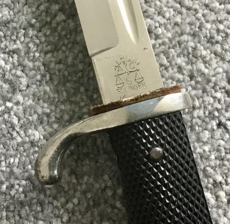 Third Reich SS Marked Dress Bayonet-Alcoso