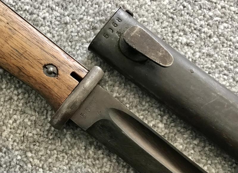 Third Reich K98 Bayonet-Matching Numbers