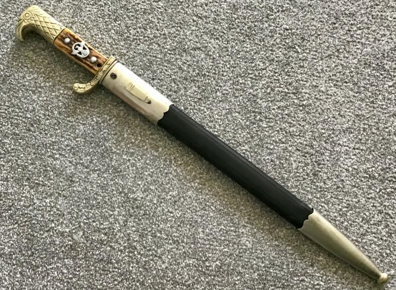 Third Reich Municipal Police Bayonet-Distributor Marked