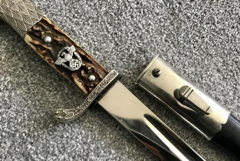 Third Reich Police Bayonet-Lüneschloss