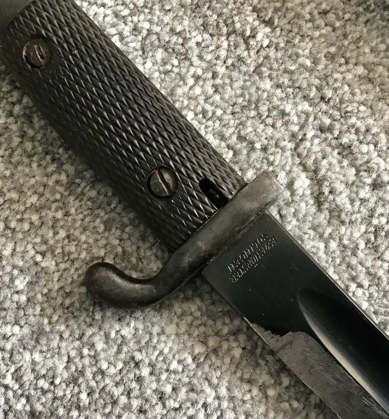 Imperial Bayonet Issued to the R.F.V.-Hörster