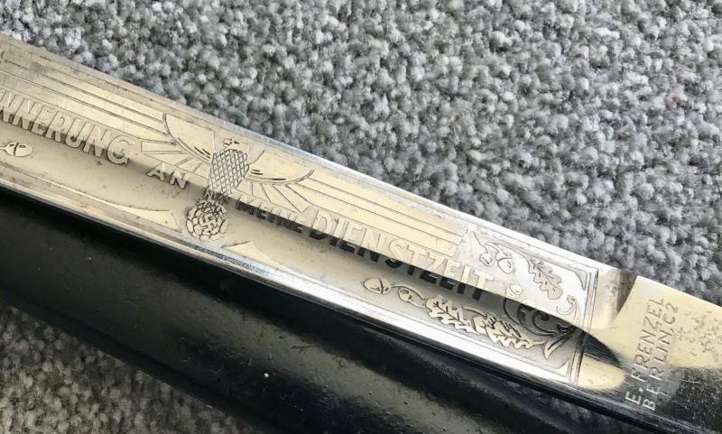 Third Reich Etched Dress Bayonet-Distributor Marked