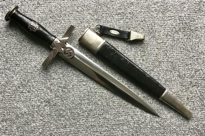 Third Reich First Model RLB Officers Dagger-Weyersberg