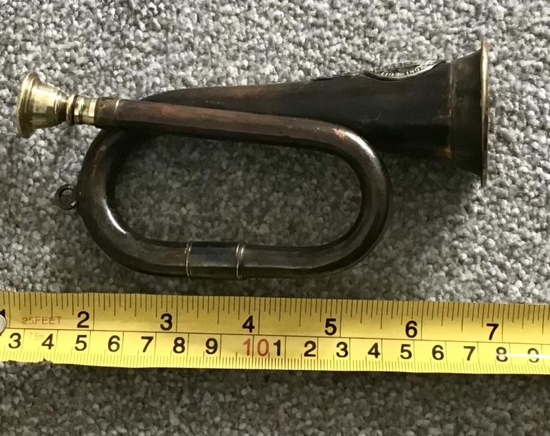 Vintage Military Cyclists Bugle