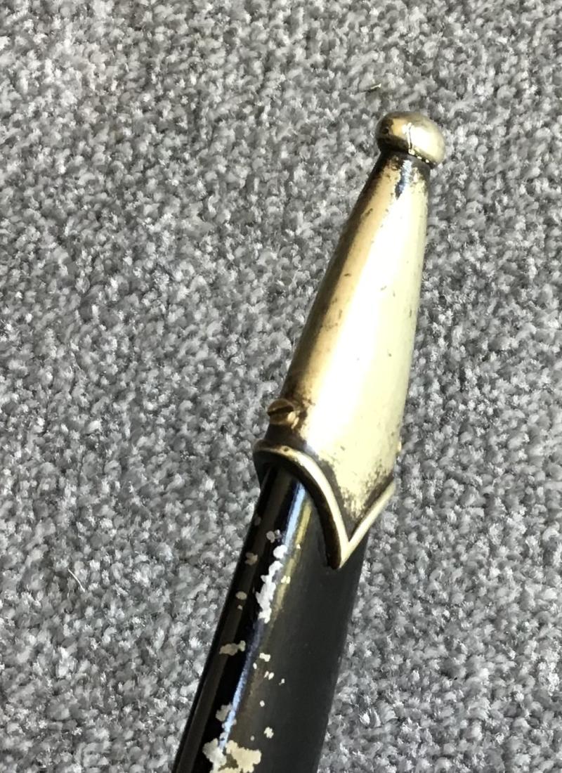 “Political Style” maybe hilinka guard Dagger Scabbard