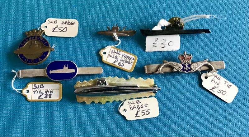 Vintage Submariner Badges inc ww2