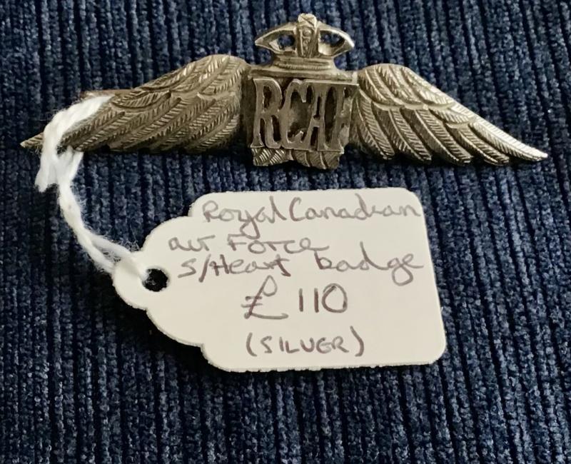 Vintage Royal Canadian Air Force Sweetheart Badge