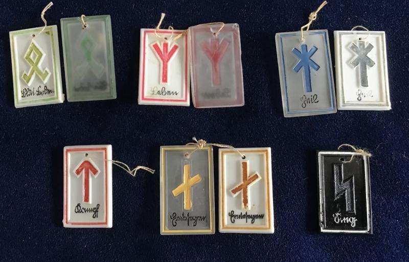 Third Reich “Winterhilfswerk” Badges-“Runes” series